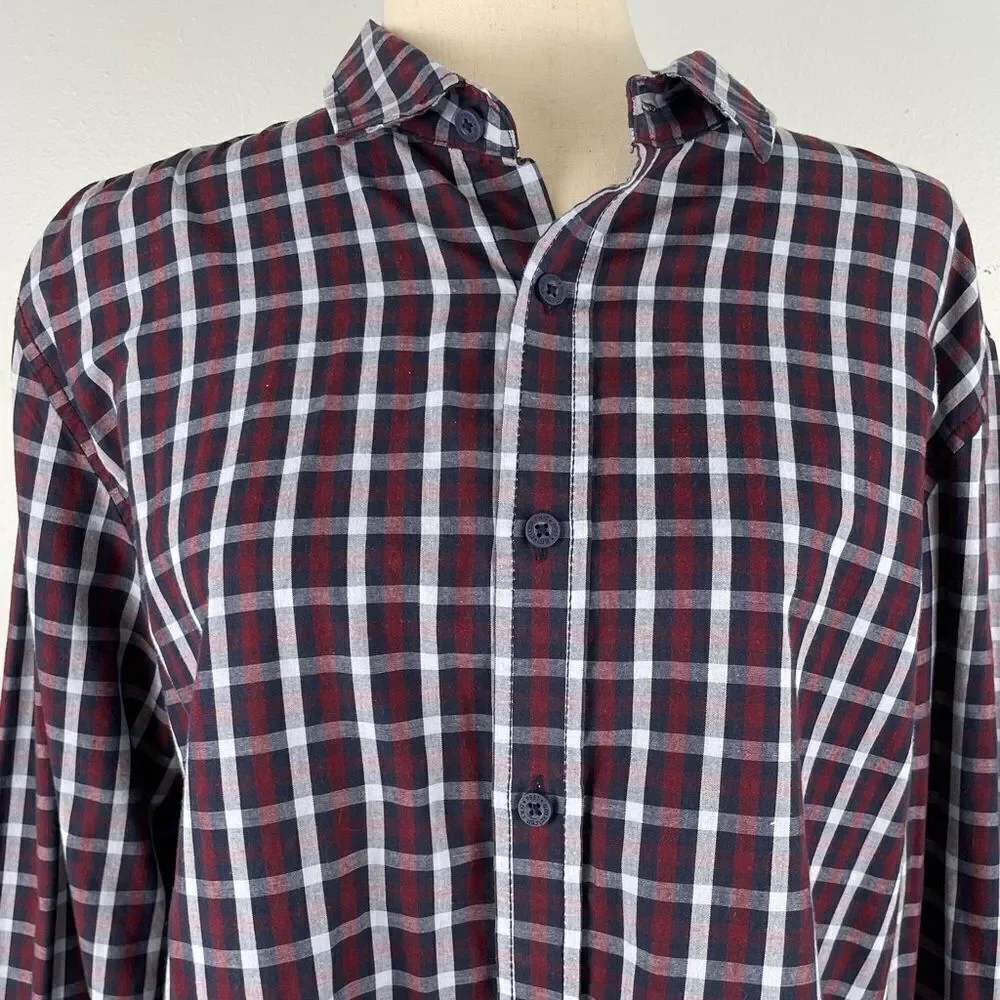 American Rag Cie Button Down Dress Shirt Size L EUC